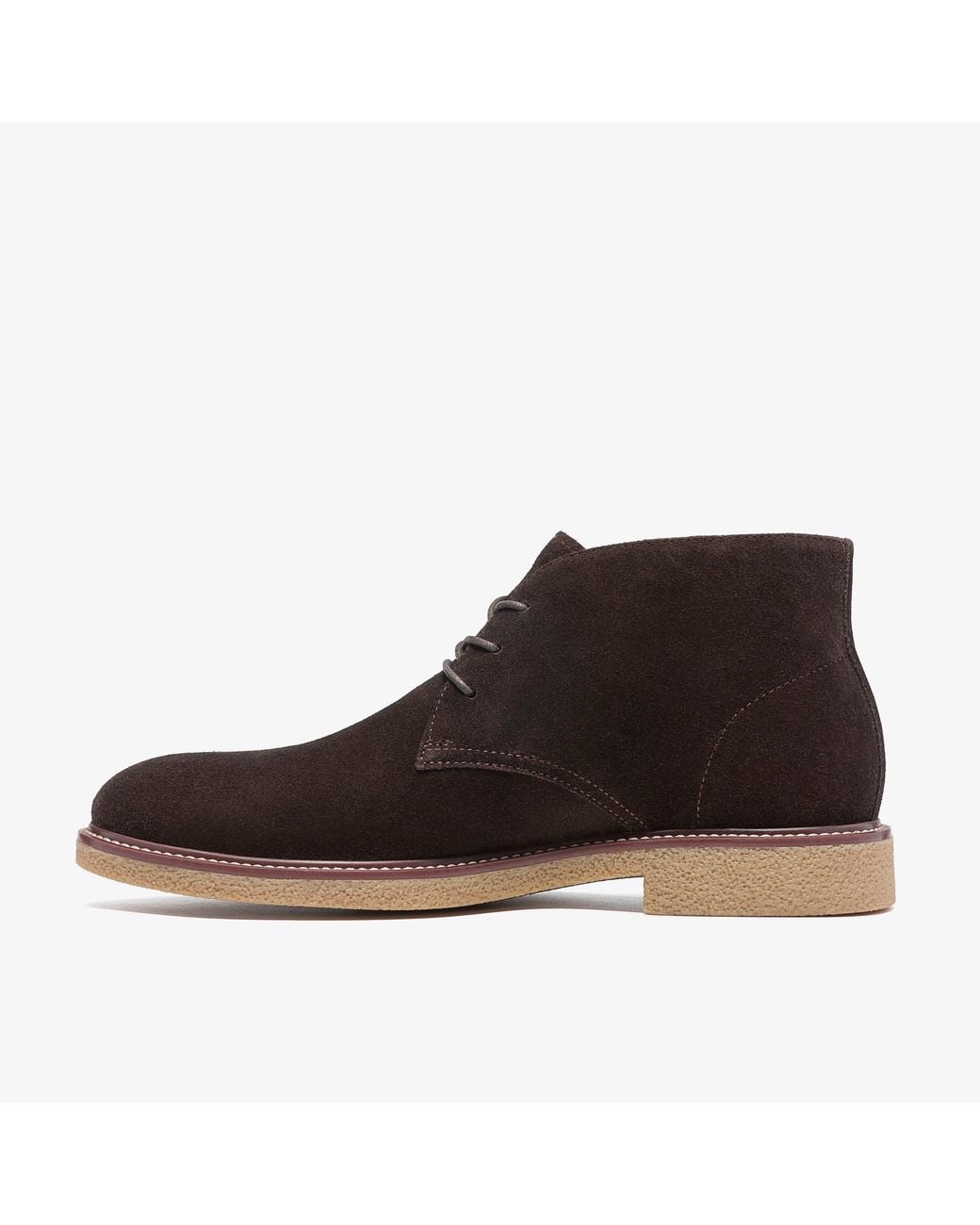 Clarks Brown Chelwood Mid Sde Boots for men
