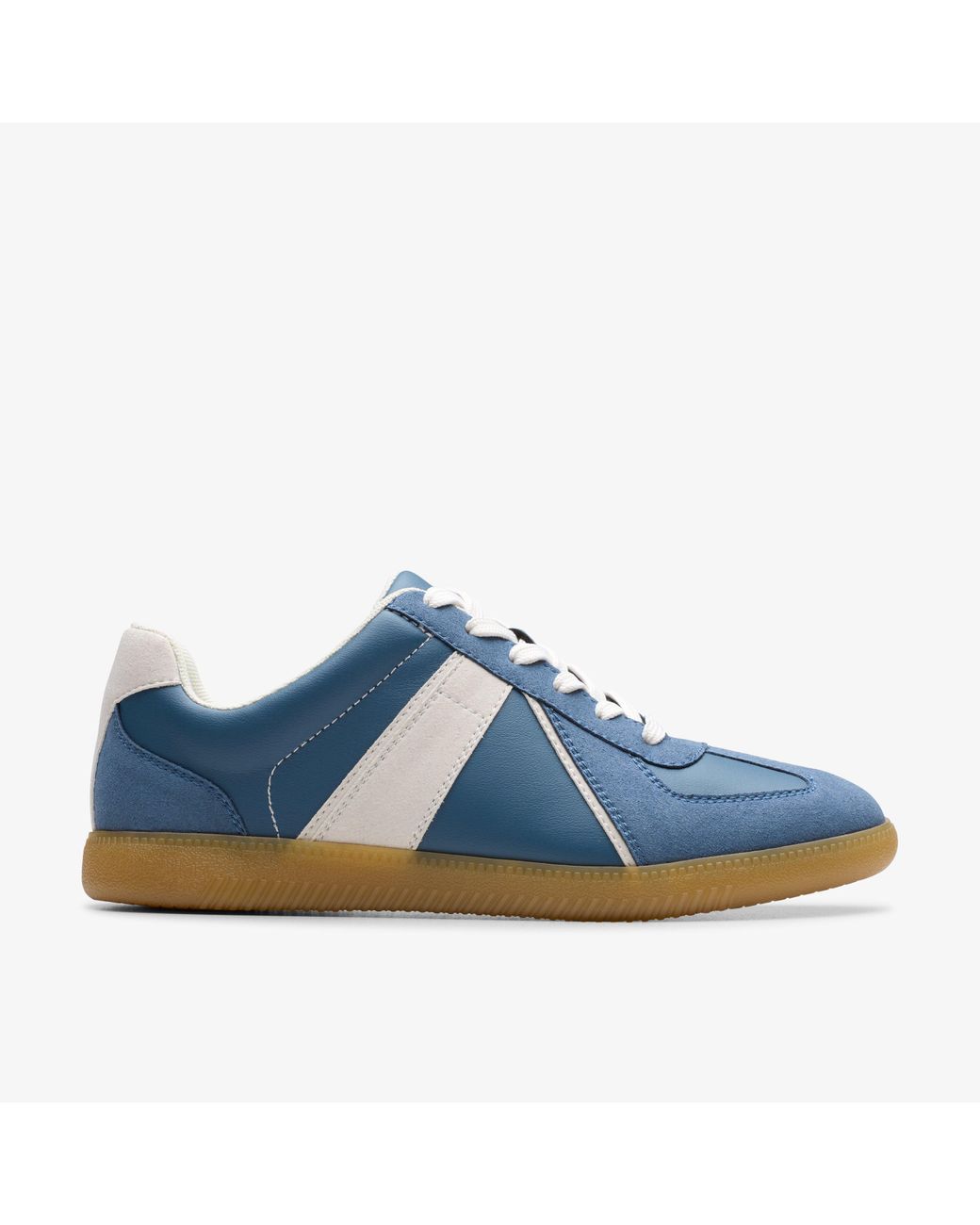 Clarks Blue Nykole Step Denim Trainers