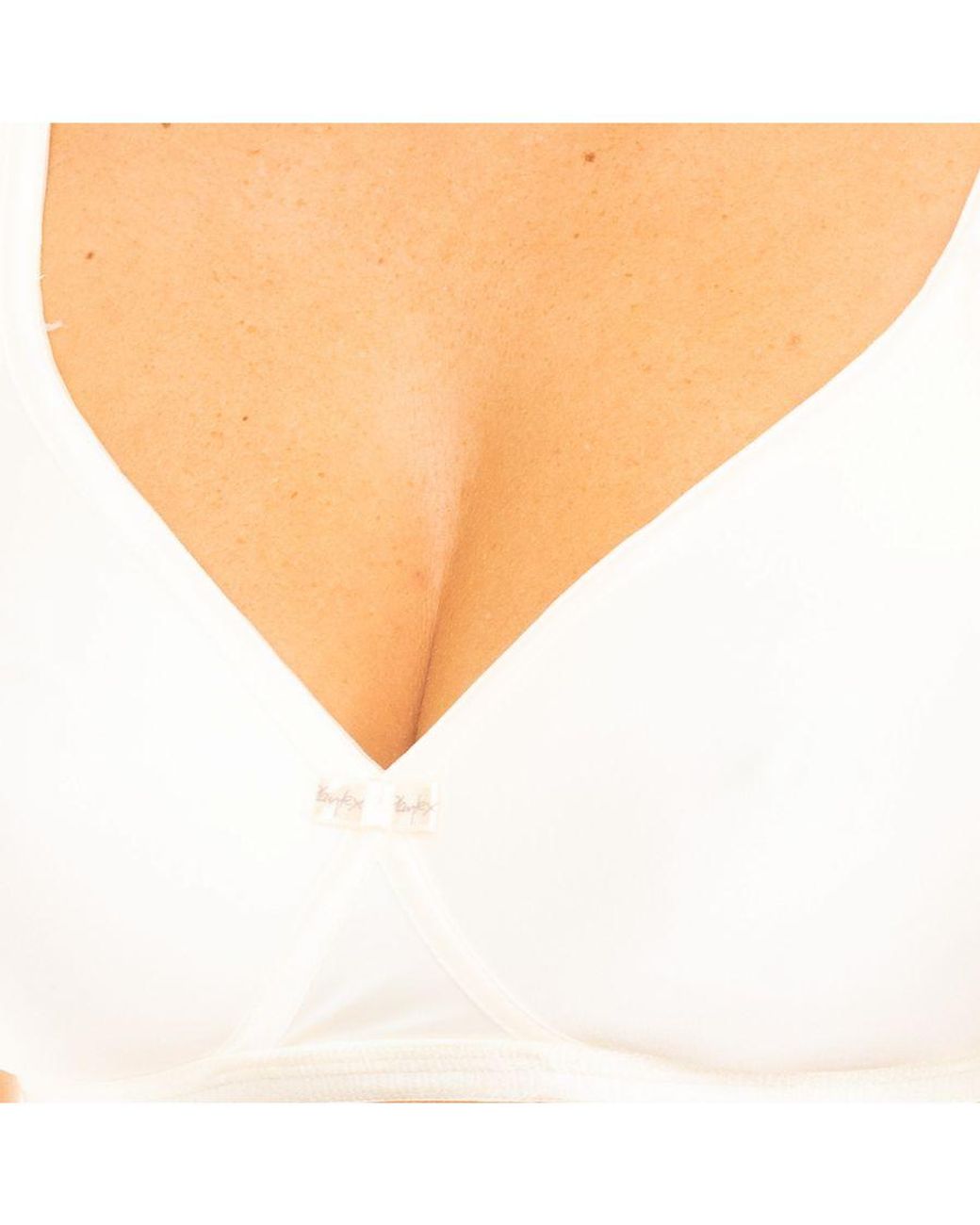 Playtex White Non-Wired Bra With Cups P6390