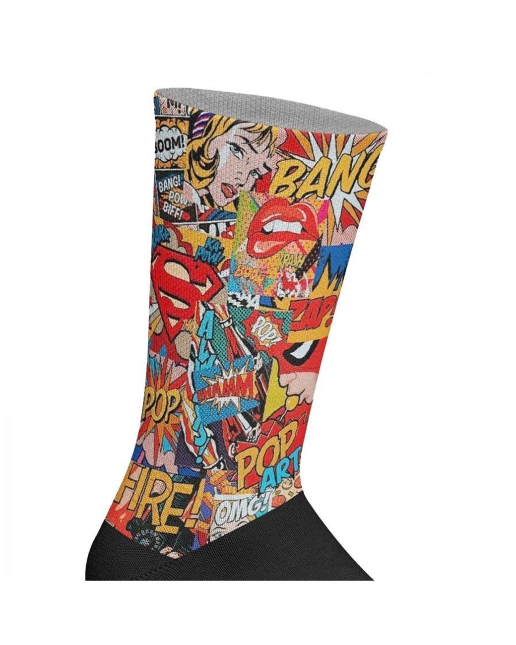 Jenes Socks Multicolor Elastic Printed Long