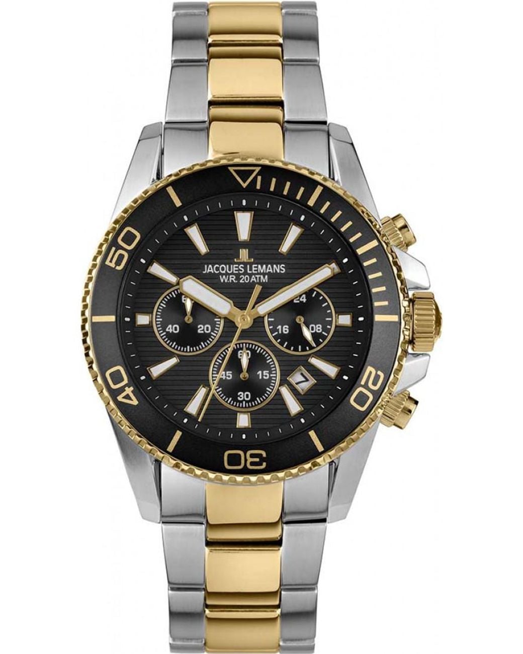 Jacques Lemans Gray 1-2206L Liverpool Diver Watch for men