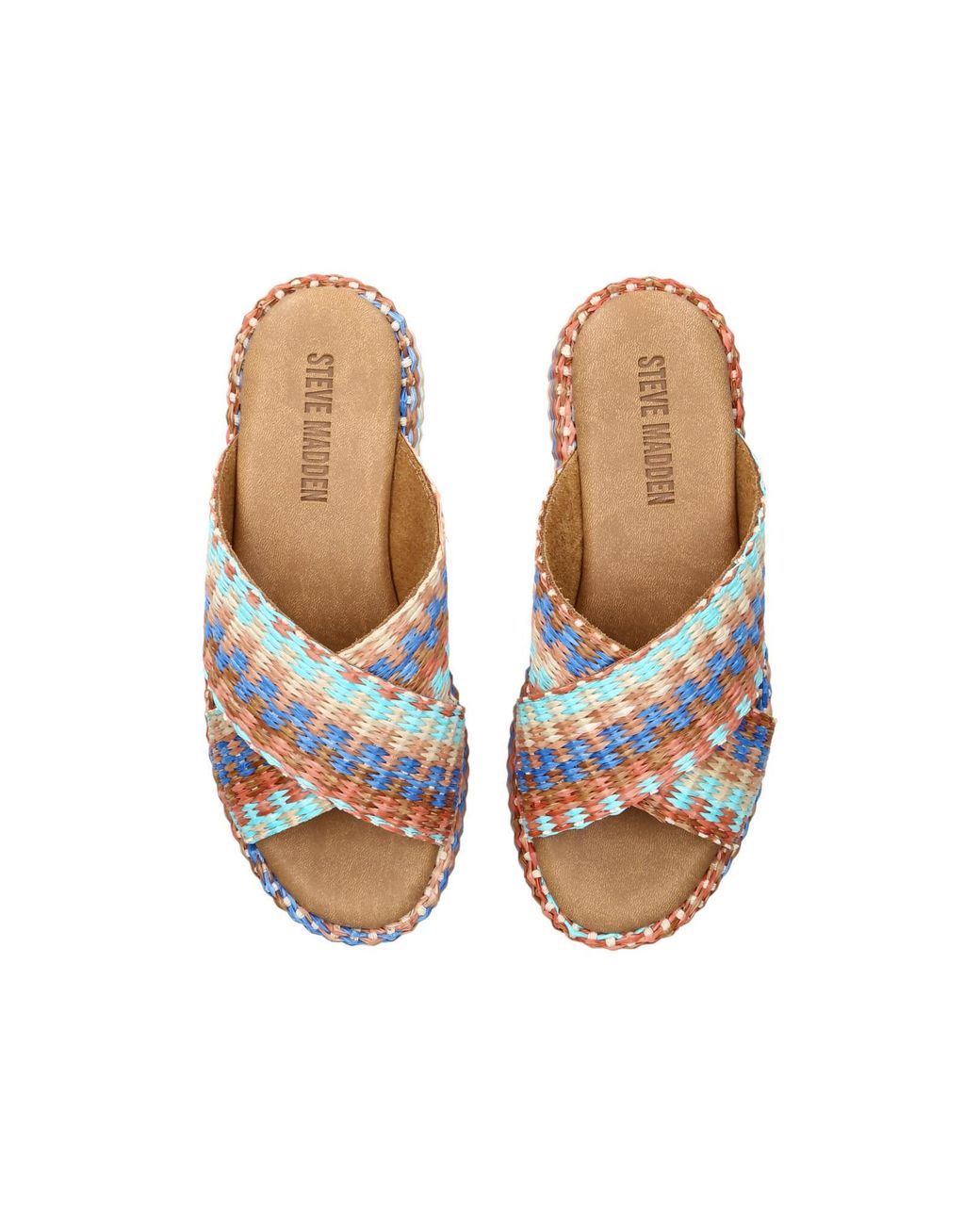 Steve Madden Multicolor Suede Tulum Multi Sandals