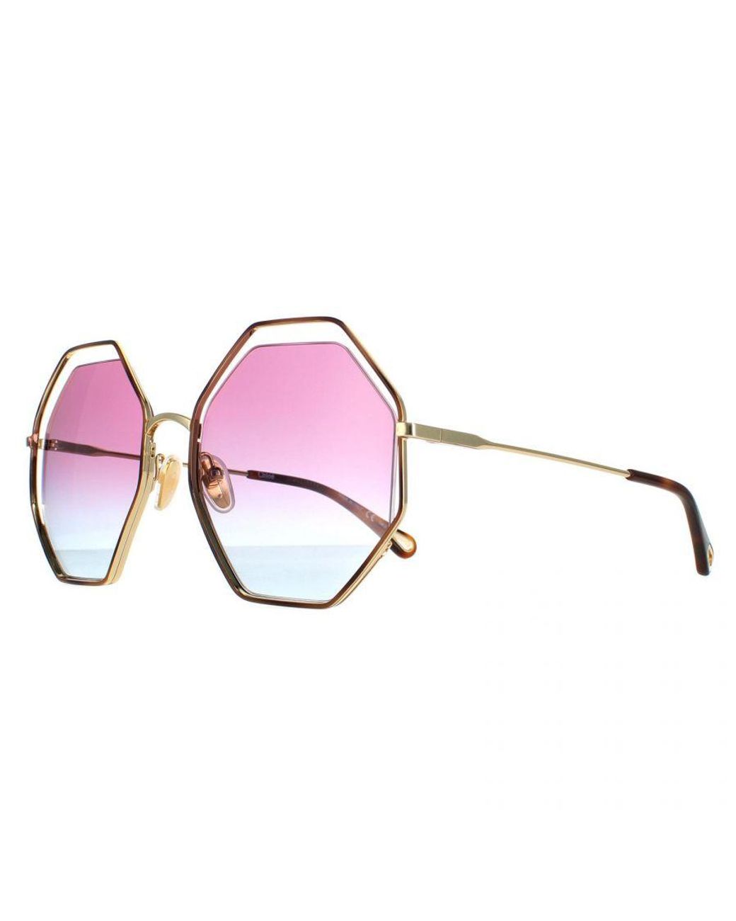 Chloé Red Chloé Round Gradient Ch0045S Metal (Archived)
