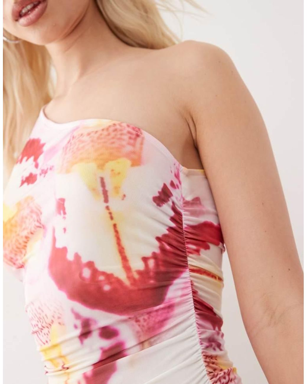 Collusion Pink One Shoulder Orchid Top