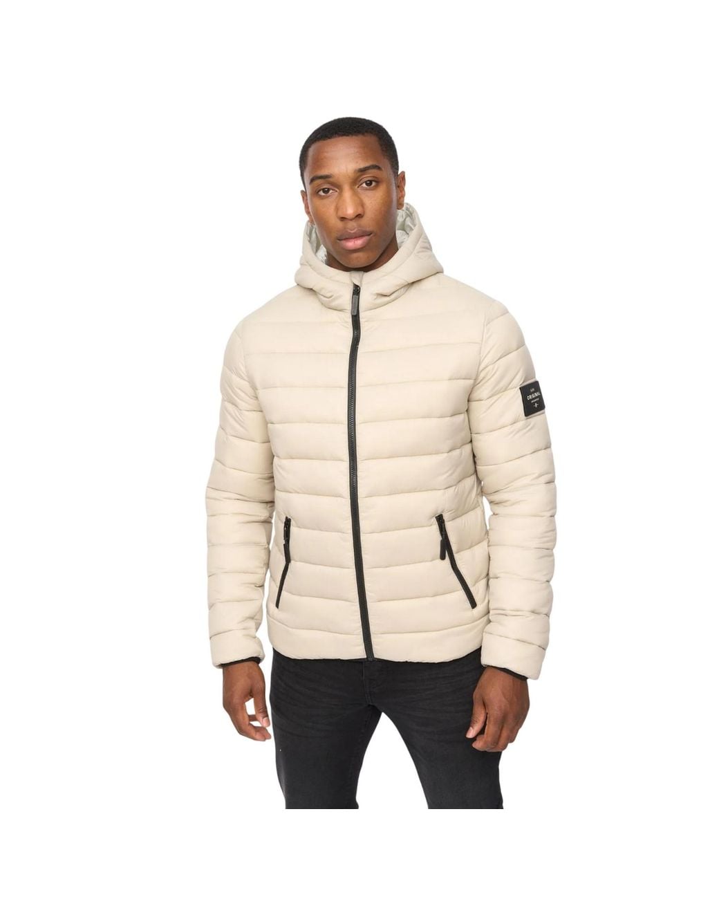 Crosshatch Natural Gattering Mve Jacket Nylon for men
