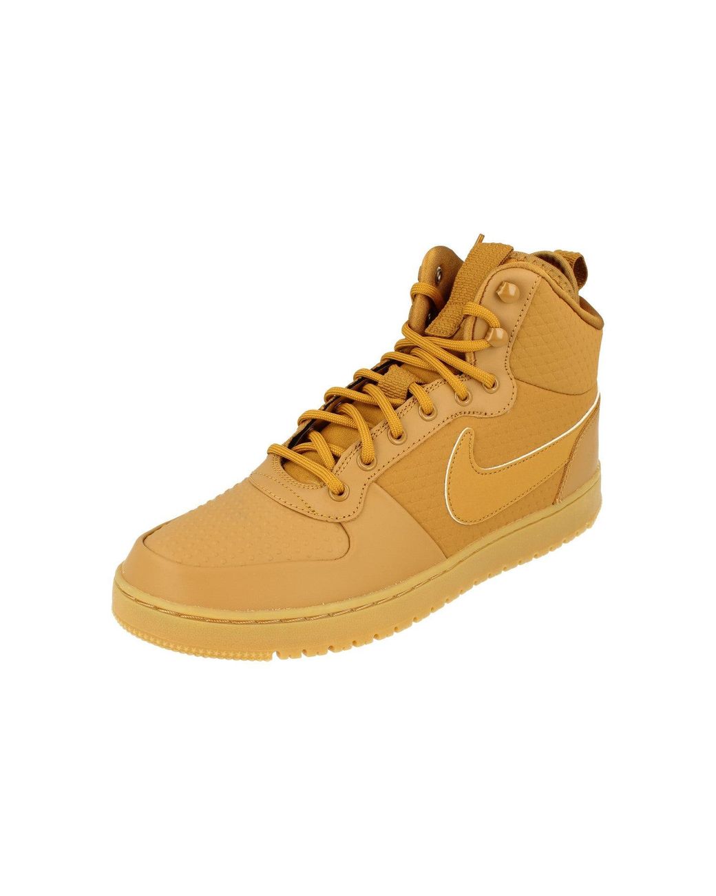 Nike Orange Court Borough Mid Winter Hi Top Trainers for men