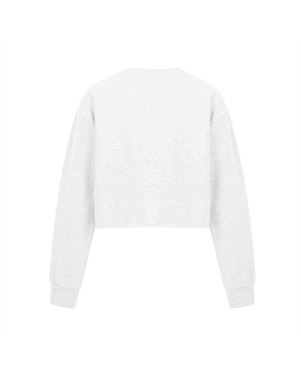 Miso White Cropped Sweatshirt