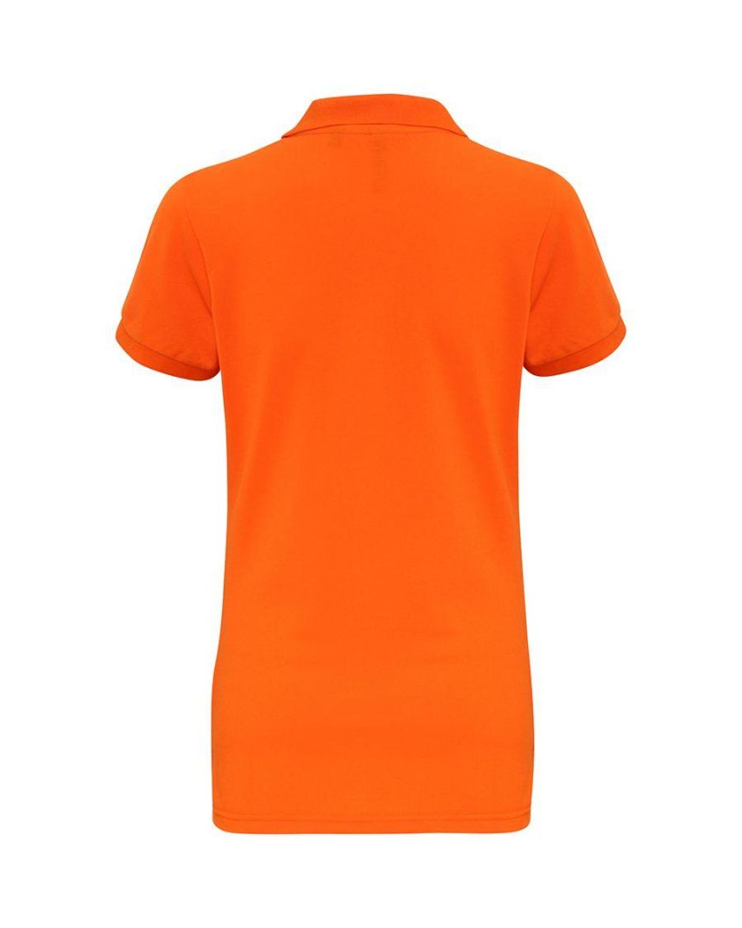 Asquith & Fox Orange Ladies Short Sleeve Performance Blend Polo Shirt