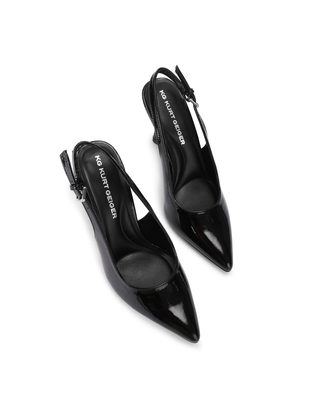 KG by Kurt Geiger Black Adina Sandals
