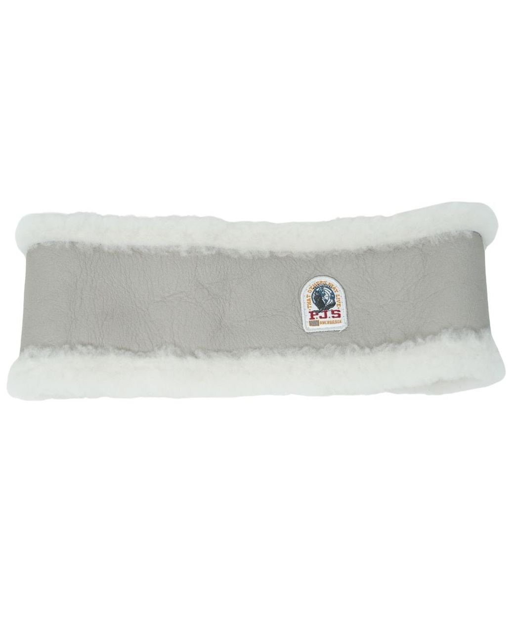 Parajumpers Gray Shearling Band Hat Stone Accessory Textile