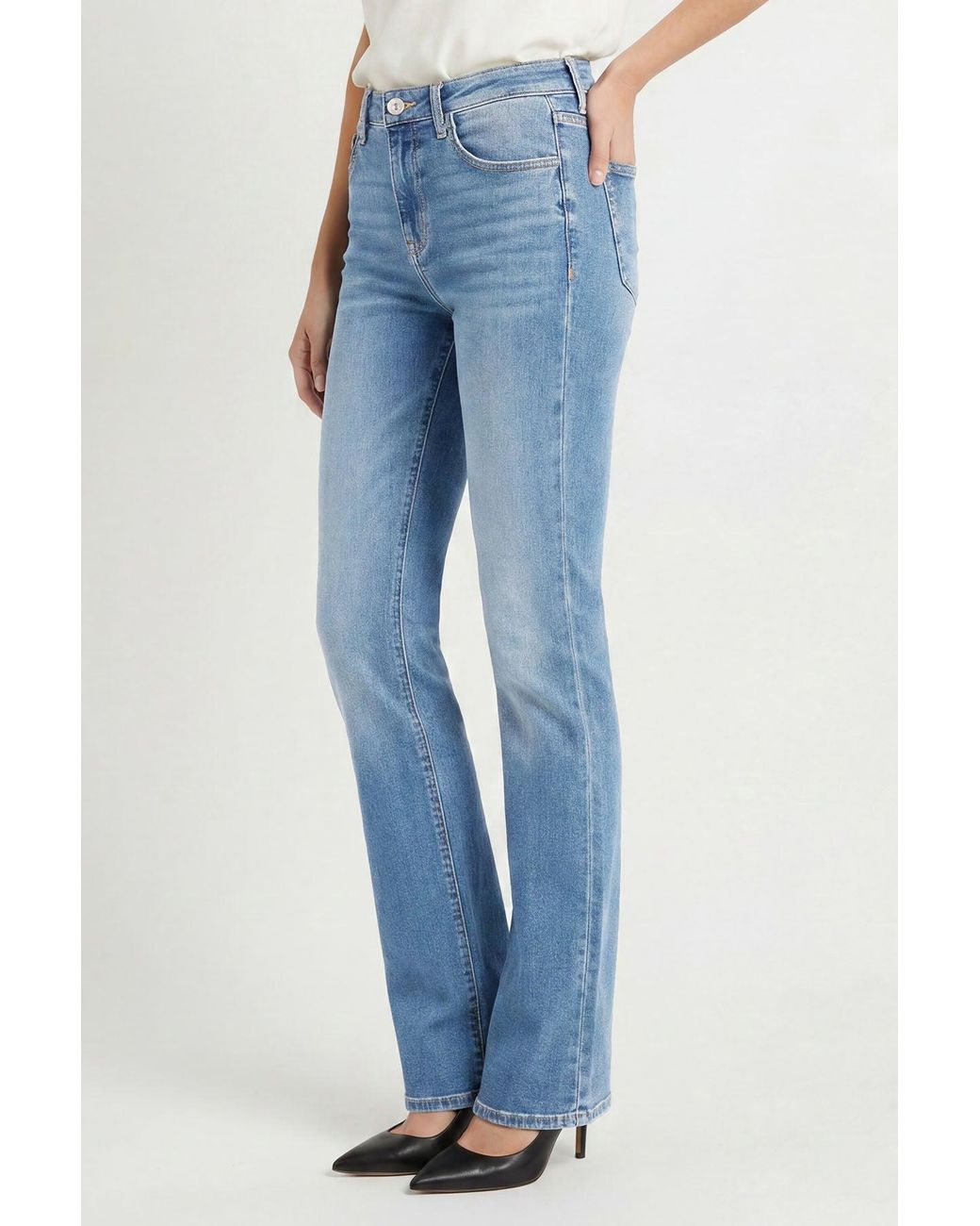 Secret Label Blue High Rise Bootcut Jeans