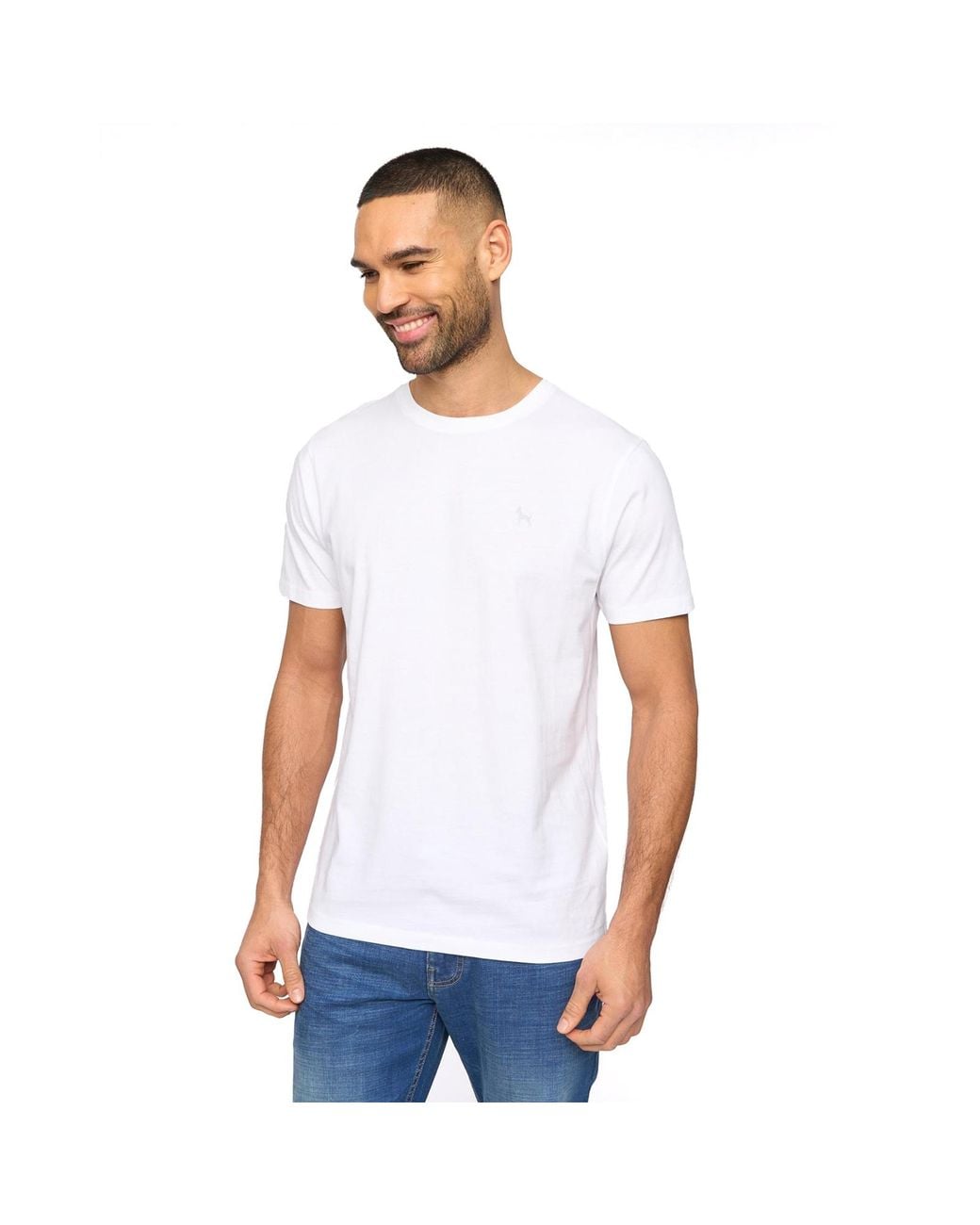 Bewley & Ritch White Barlowe T-Shirt for men