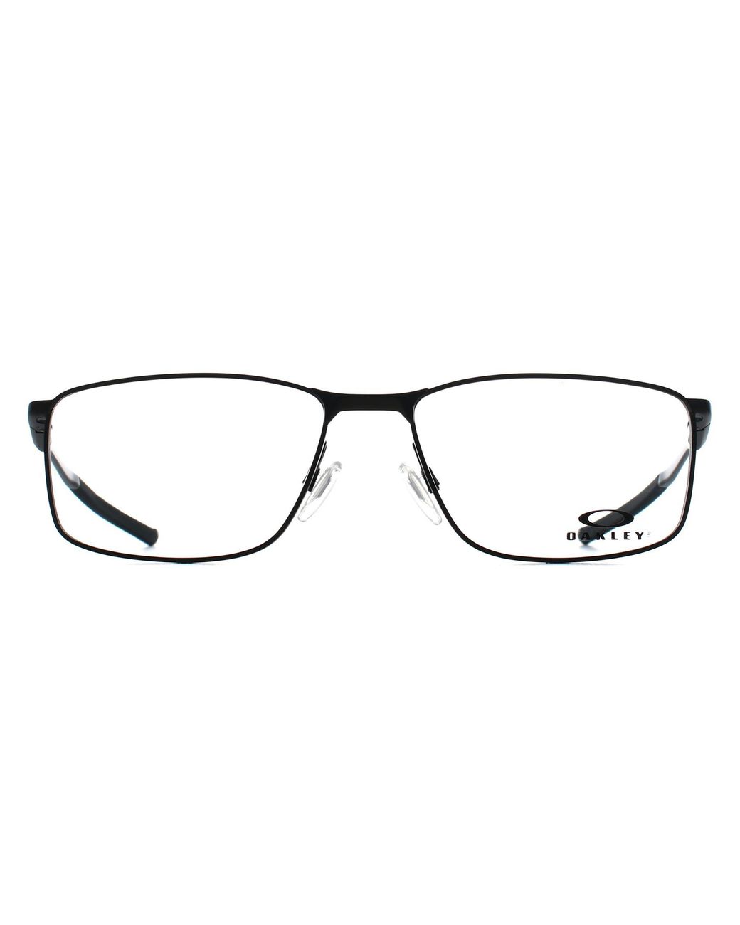 Oakley Brown Rectangle Satin Pewter Socket 5.0 for men