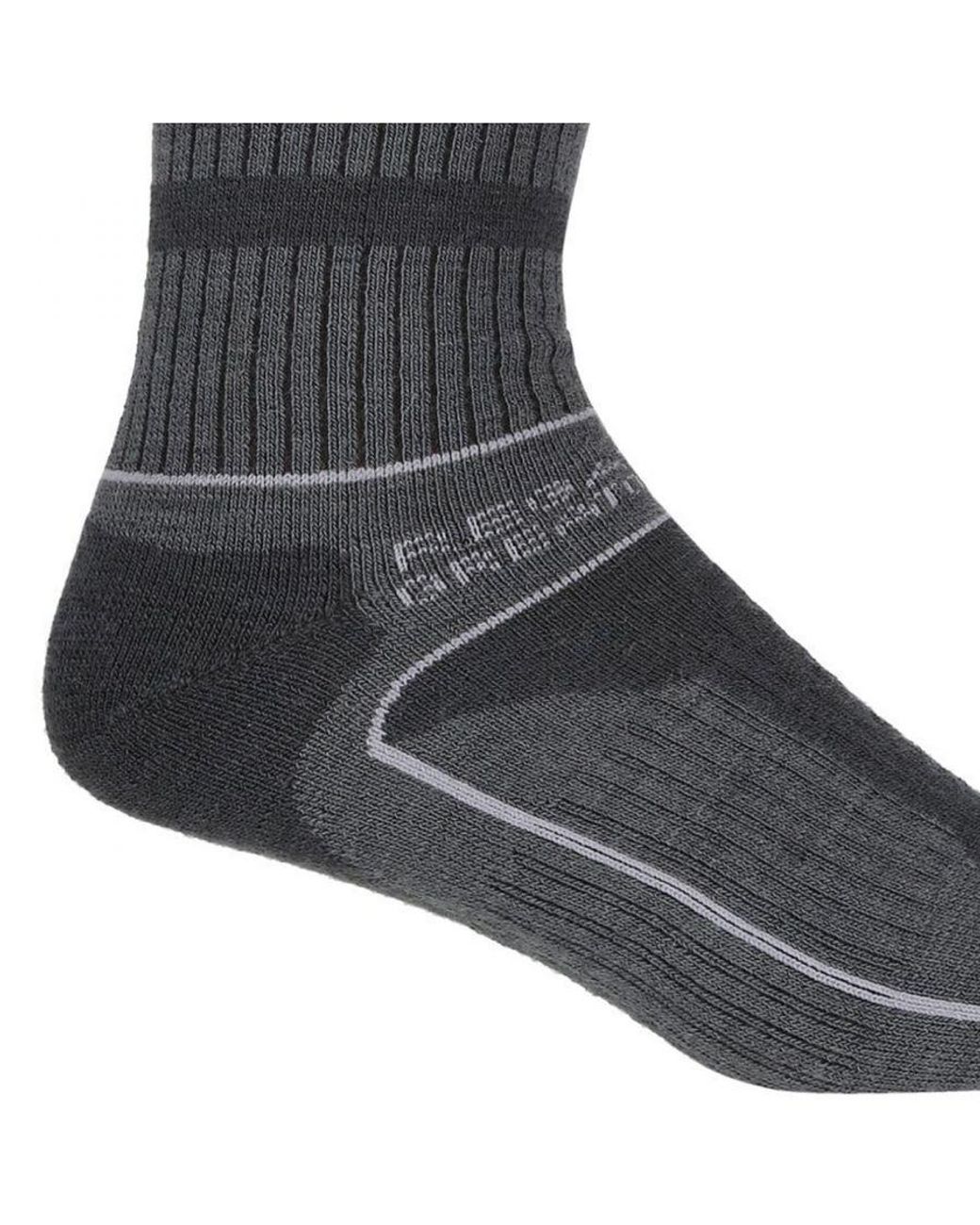 Regatta Gray Ladies Samaris 3 Season Boot Socks (Briar/Light Steel)