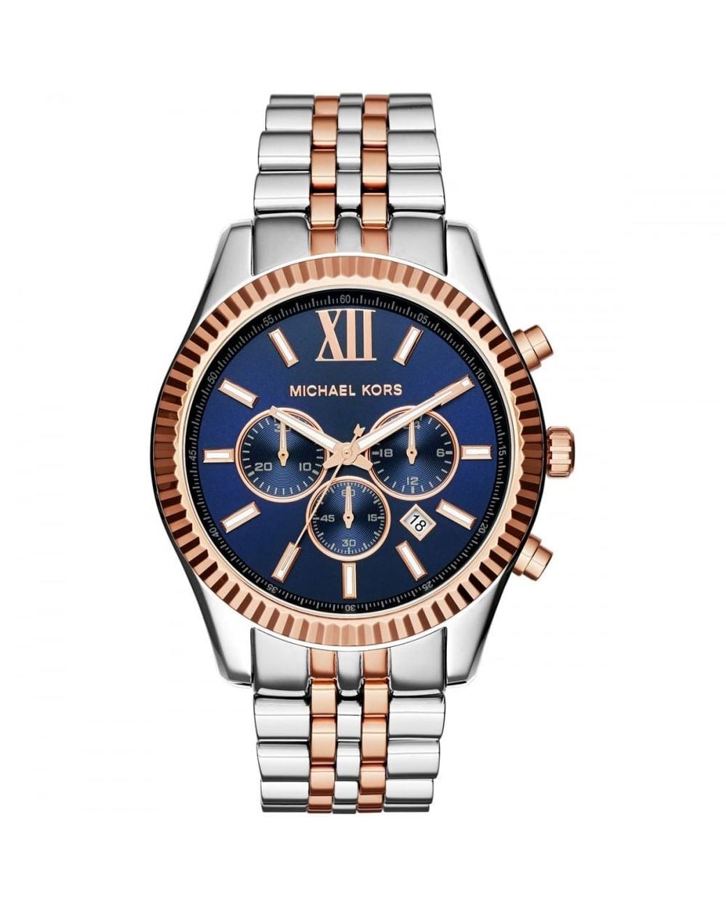 Michael Kors Metallic Mk8412 Lexington Two Tone for men