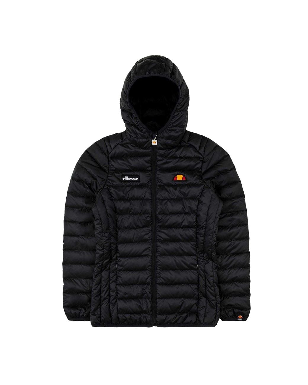 Ellesse Black Ladies Lompard Padded Jacket (Anthracite)