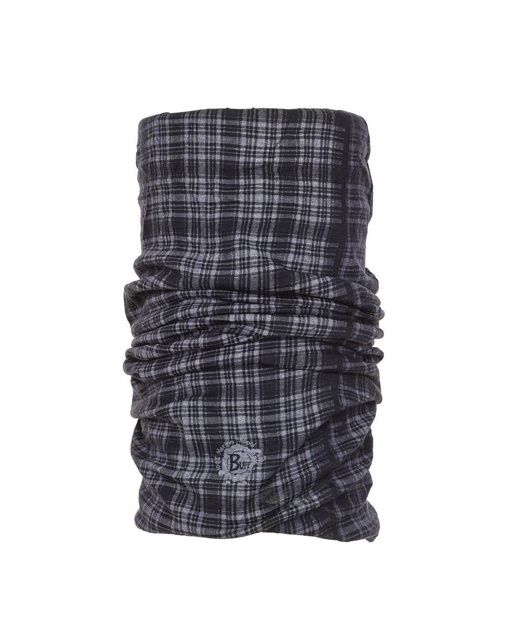 Buff Blue Merino Wool Half-Time Tubular With Adjustable Drawstring 76300