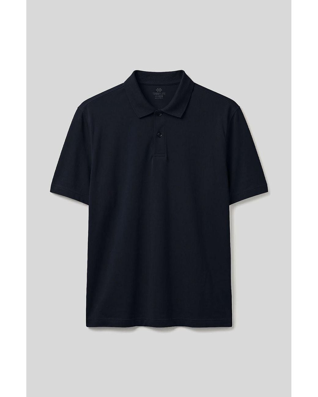 TOMMY LIFE Blue Cotton-Blend T-Shirt for men