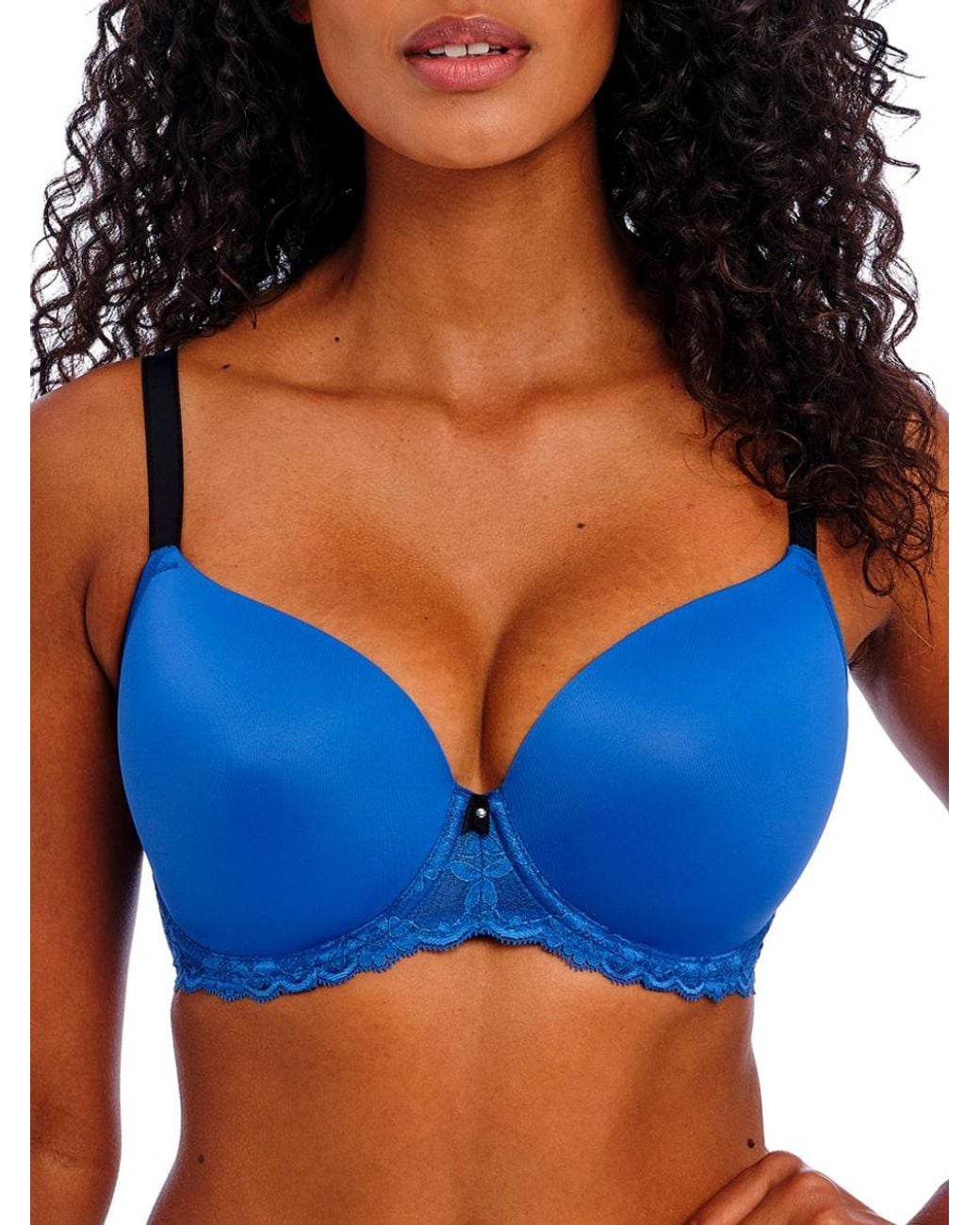 Freya Blue Offbeat Moulded Demi T-Shirt Bra