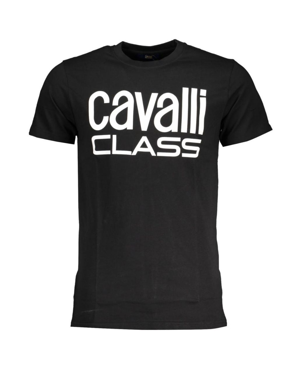 Roberto Cavalli Black Bold Logo T-Shirt for men