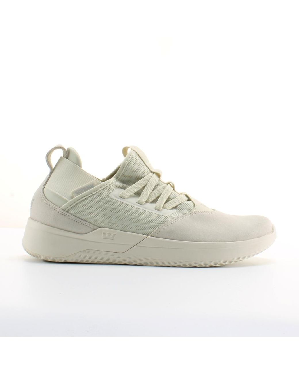 Supra Gray Titanium Synthetic Lace Up Trainers 05673 125 for men