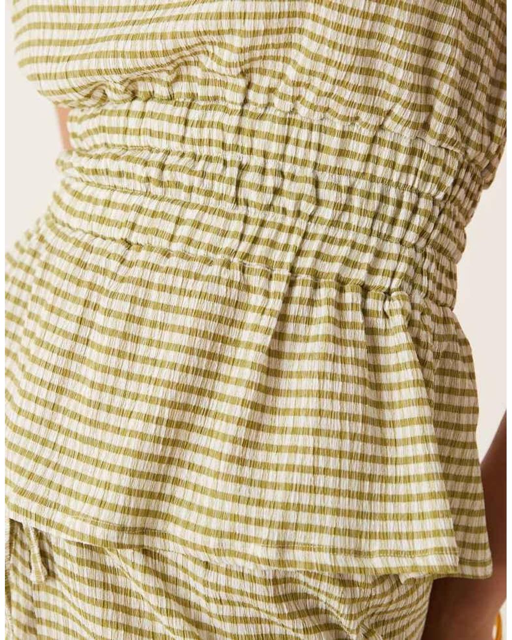 ASOS Natural Bandeau Co-Ord