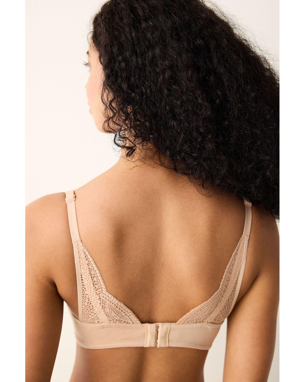 Penti Natural Lace Jersey Bralette Bra