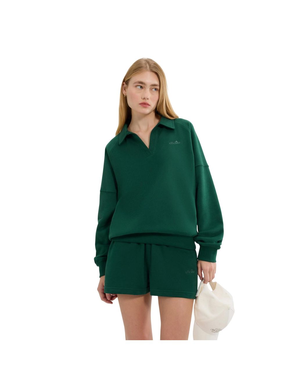 Ellesse Green Ladies Morcone Sweatshirt (Dark)