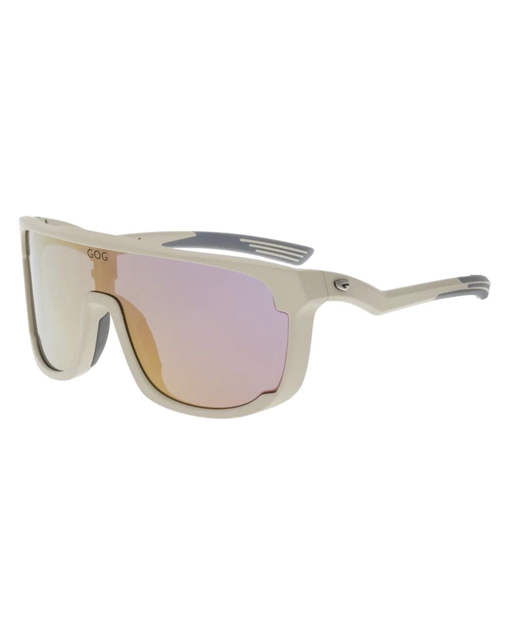 G.O.D Eyewear Gray Uv400 Cycling Sunglasses With Mirror Scratch-Resistant Polycarbonate Lens