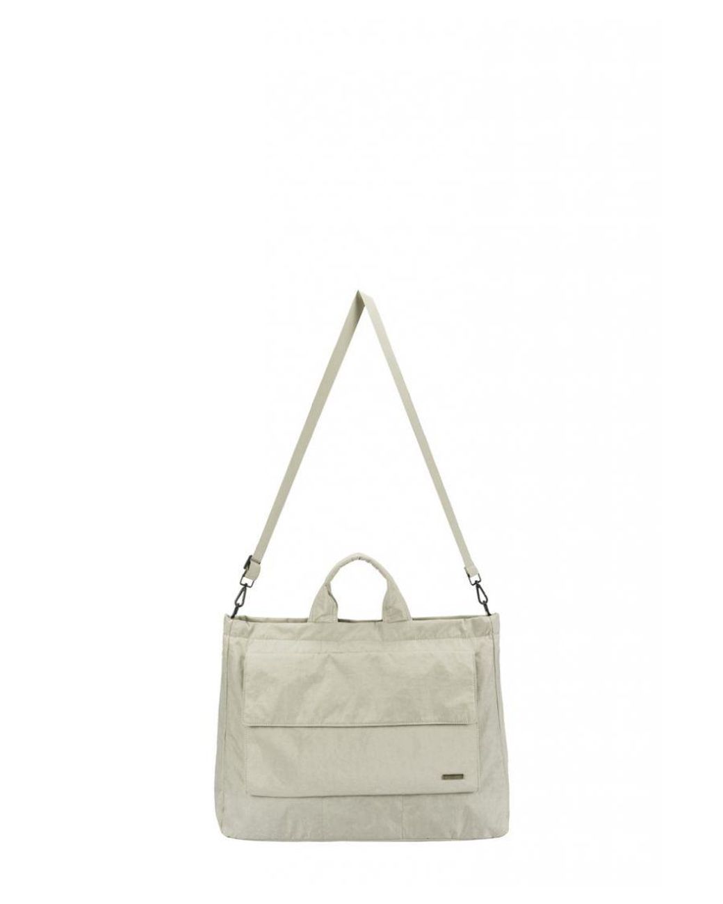 Smith & Canova Gray Landscape Nylon Tote