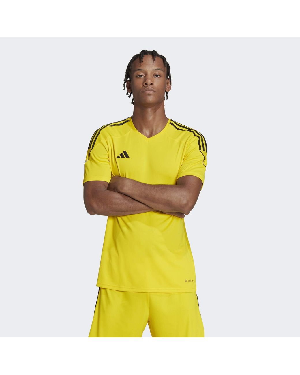 Adidas Originals Yellow Tiro 23 League Jersey for men