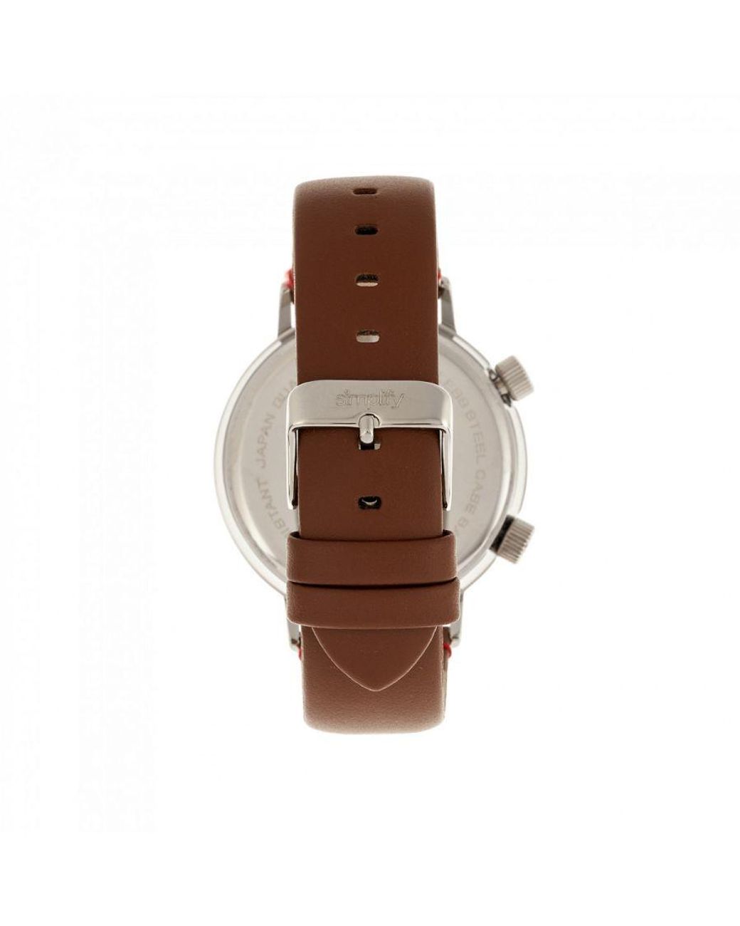 Simplify Multicolor The 3300 Leather-Band Watch