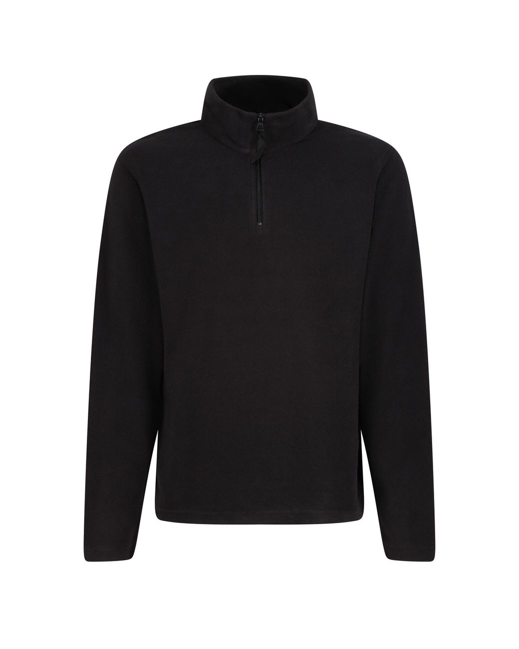 Regatta Black 170 Series Anti-Pill Zip Neck Micro Fleece for men