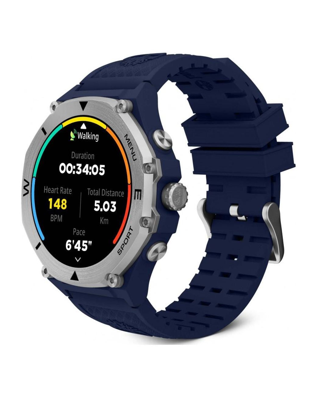 Timberland Blue Tdigb0089802 Trail Force 2 Smartwatch for men
