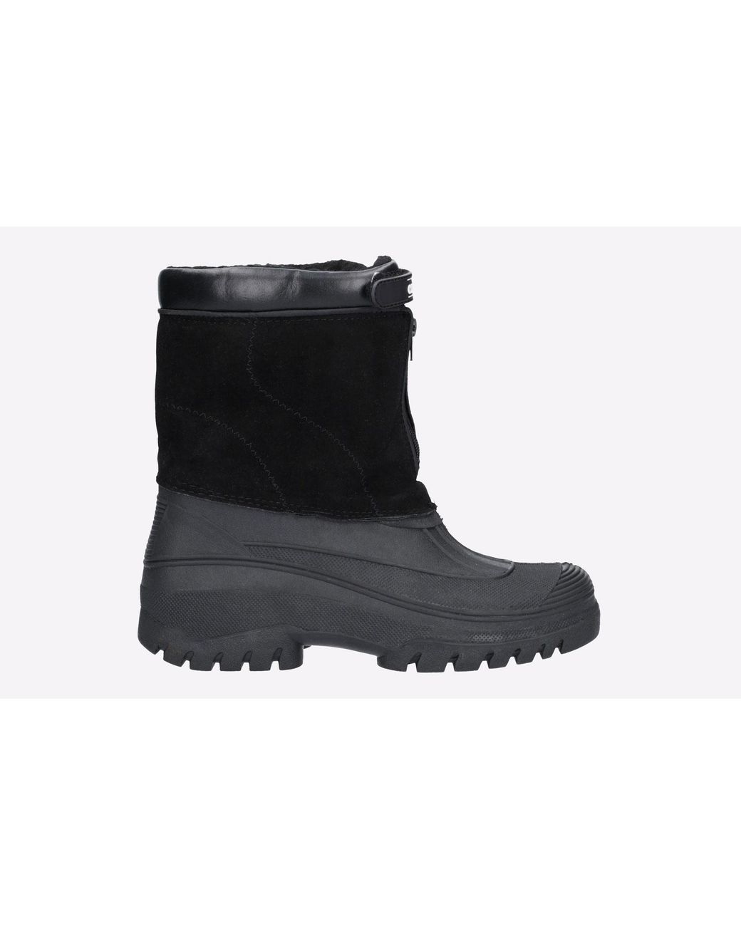 Cotswold Black Venture Waterproof Winter Boot for men