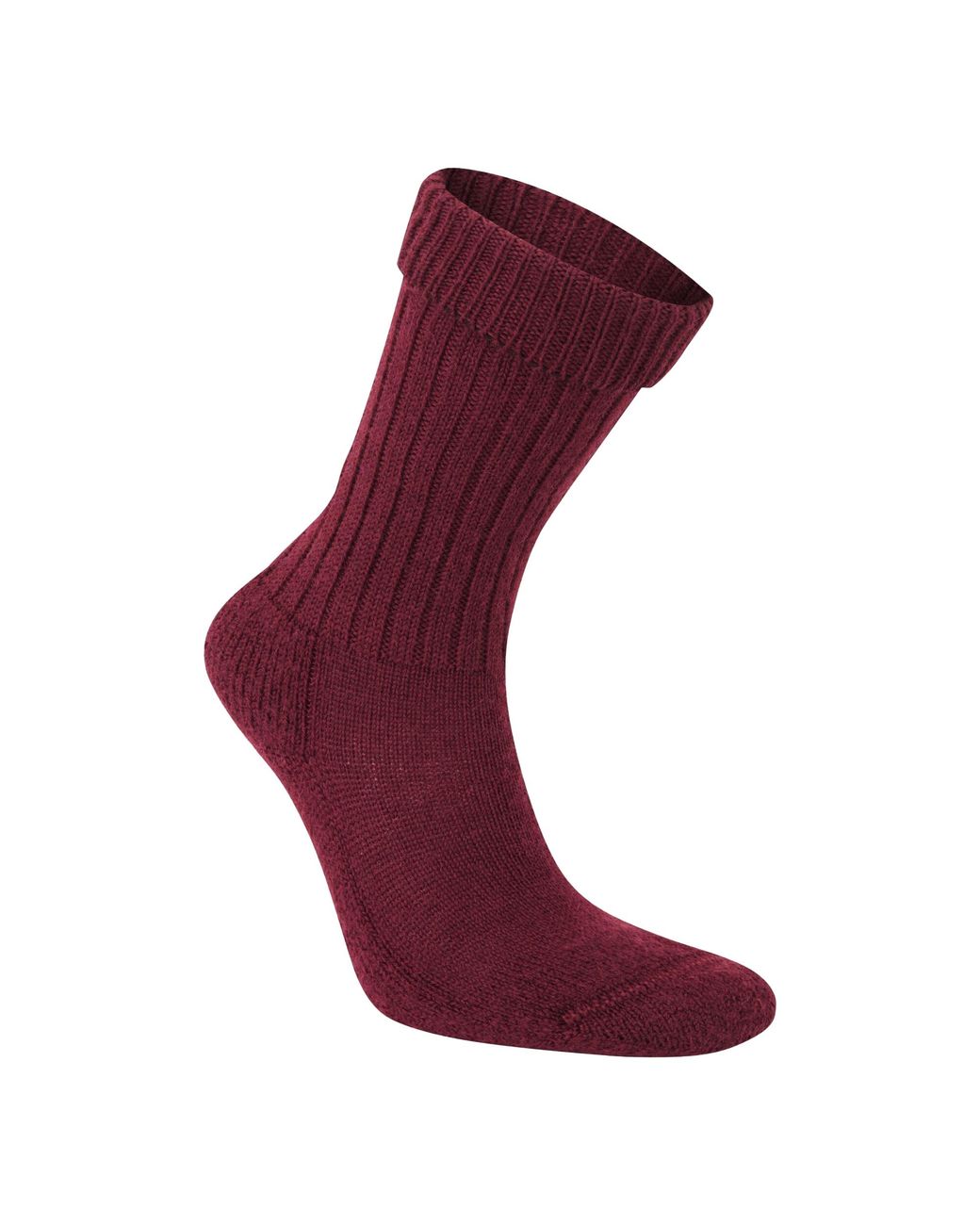 Craghoppers Red Adult Hiker Wool Boot Socks (Wild Berry)