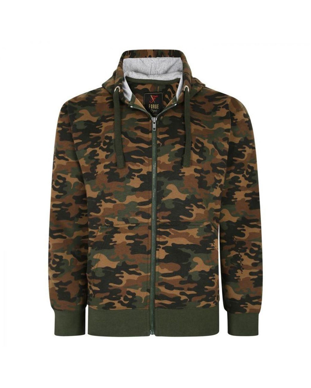 KAM Jeanswear Gray Forge Original Camo Tracksuit Set for men