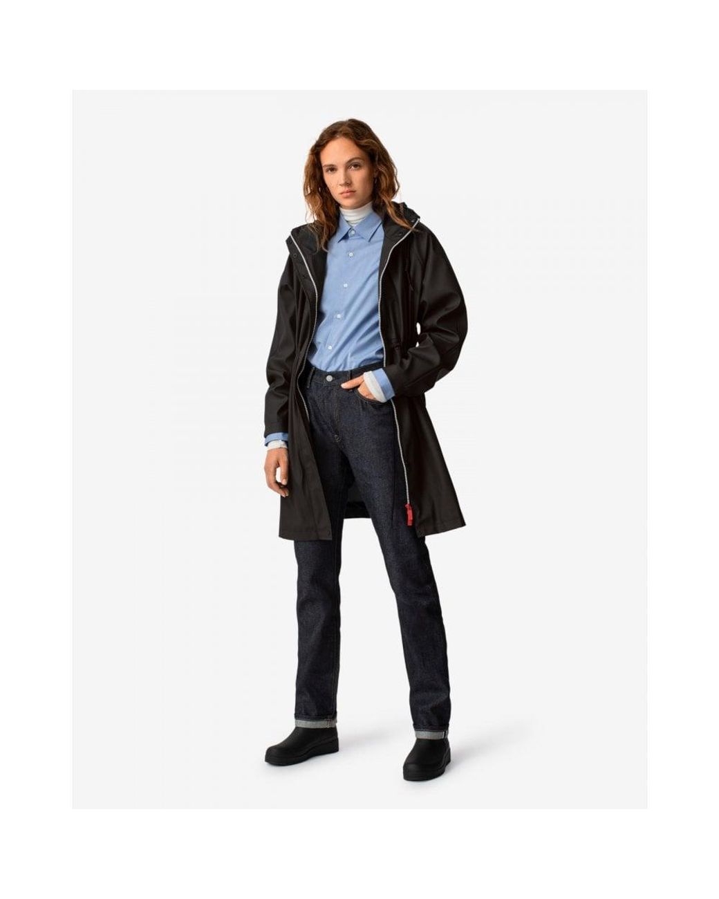 Hunter Black Rain Parka