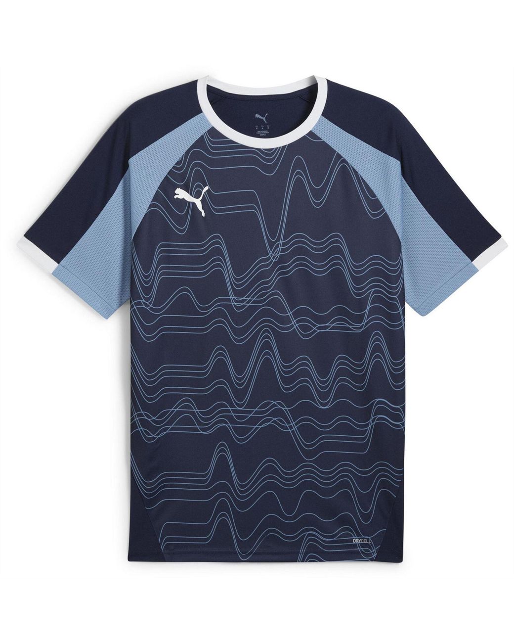 PUMA Blue Individualliga Graphic Jersey T-Shirt for men