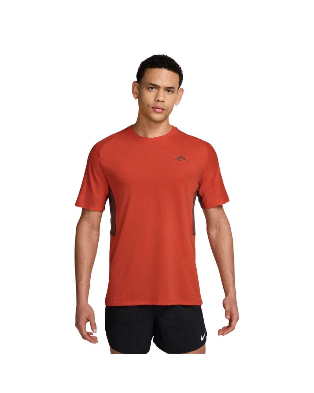 Nike Red Trail Solar Chase Dri-Fit T-Shirt for men