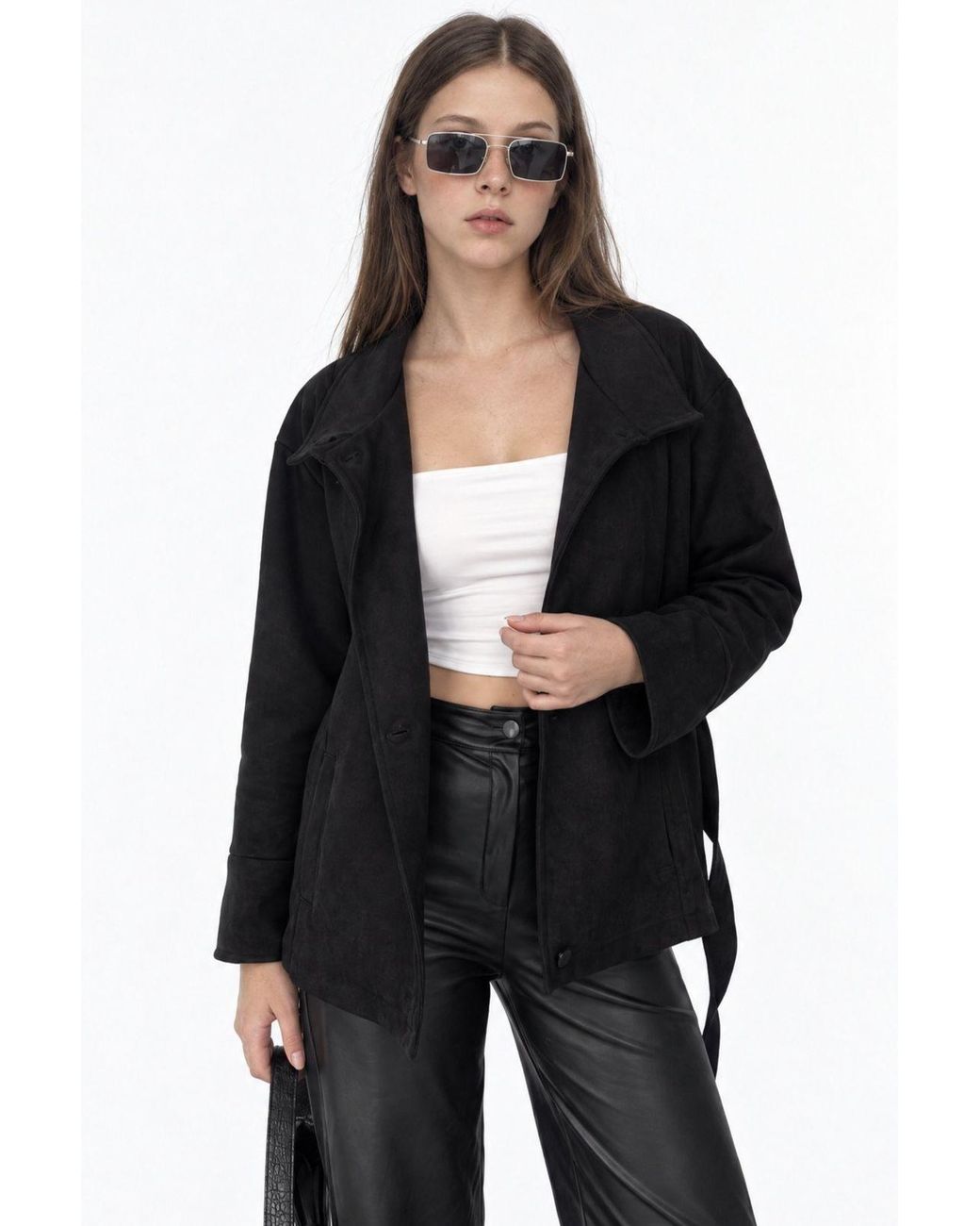 puka Black Fitted Jacket