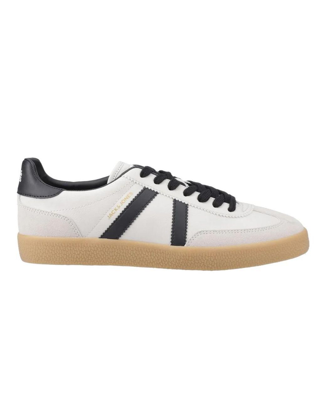 Jack & Jones Brown And Mambo Special Trainers (Moonbeam/Anthracite) for men