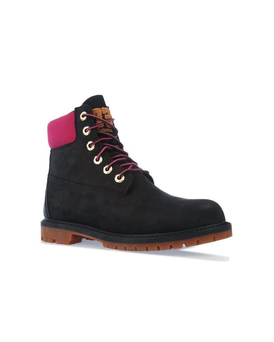 Timberland Black 6 Inch Heritage Cupsole Boots