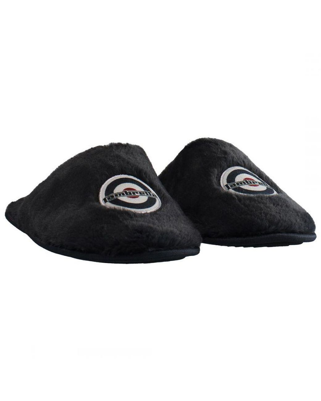 Lambretta Black Moon Charcoal Slippers for men
