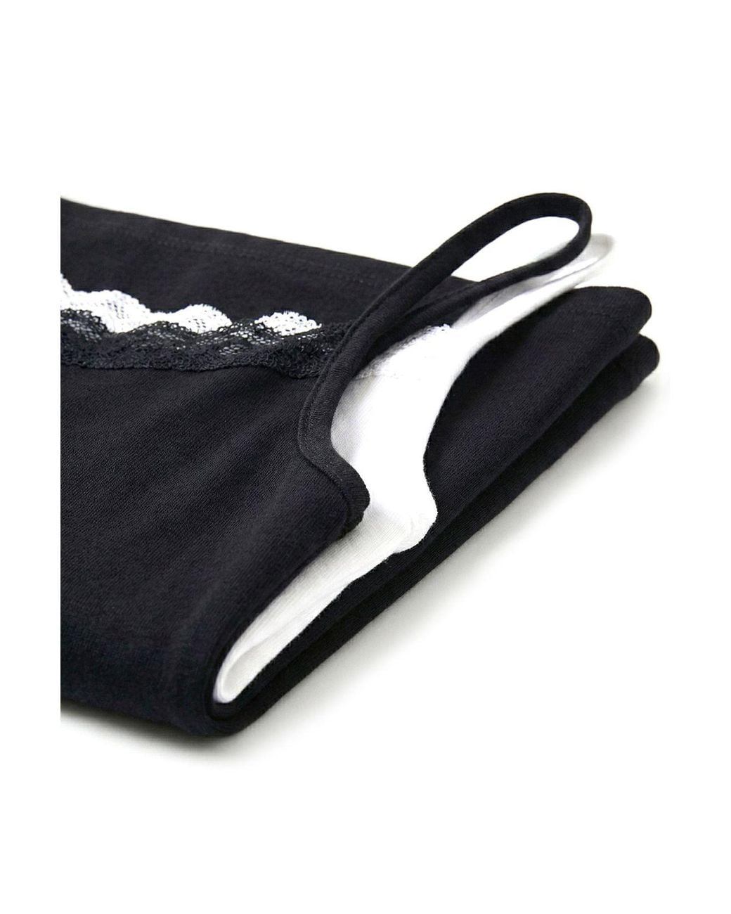 Öts Black Fitted Tank Top