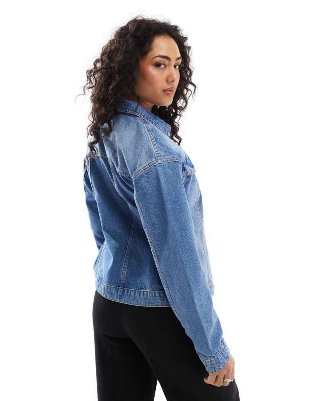 ASOS Blue Denim Cinched Jacket