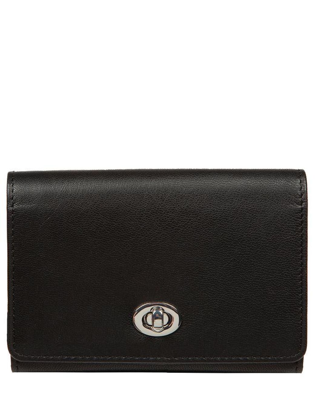 NiNa Amora Black 'Adriana' Leather Purse