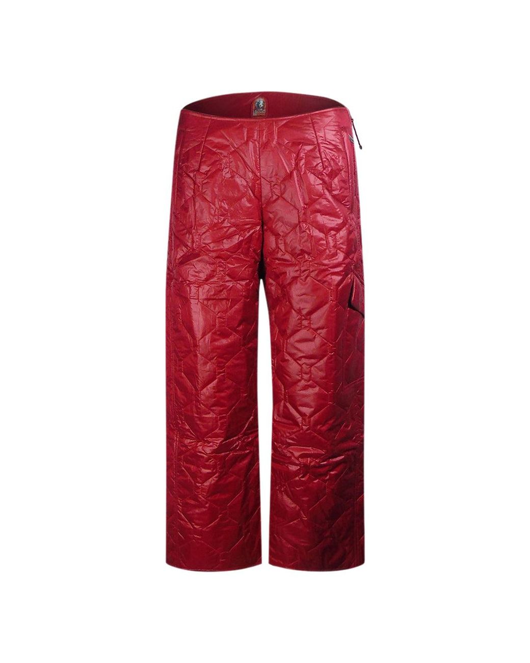 Parajumpers Red Kawaii Thin Padded Trousers Polyamide