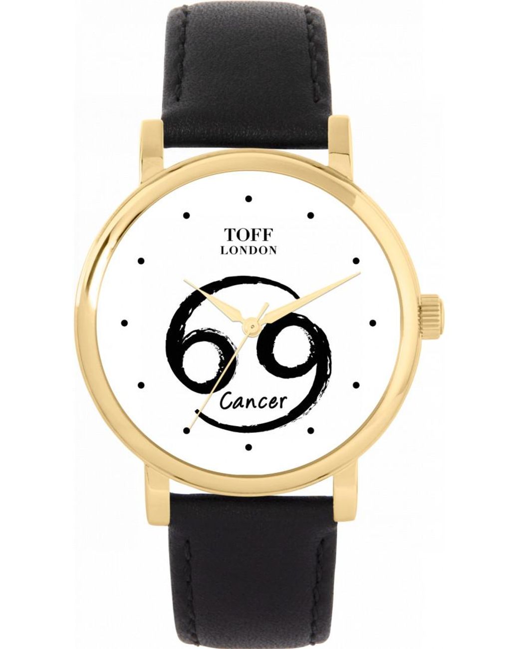 Toff London Black Tlws-35660 Ladies Cancer Watch