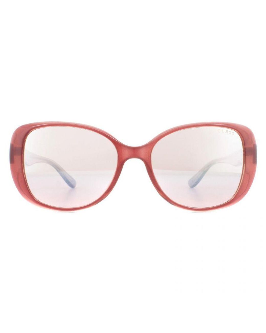 Guess Pink Square Gradient Sunglasses